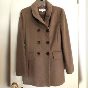 Calvin Klein double breasted wool coat